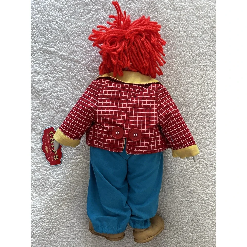 Chips Porcelain Musical Doll By Russ Female Clown With Tag‎ No Box